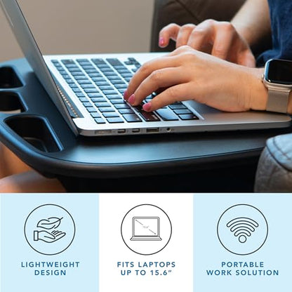 MyDesk Lap Desk – Black, Fits 15.6” Laptops, view 5