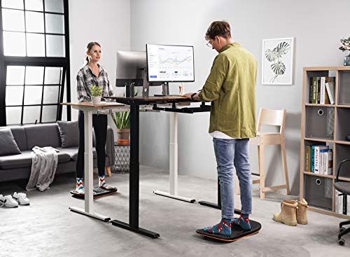 Standing Desk Mat Balance Board, Obsidian Black, view 3
