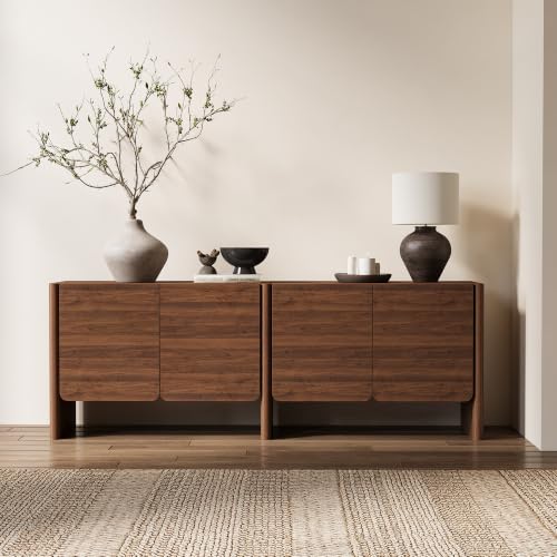 65" TV Stand, Media Console Cabinet with Doors for TVs Up to 75", view 5