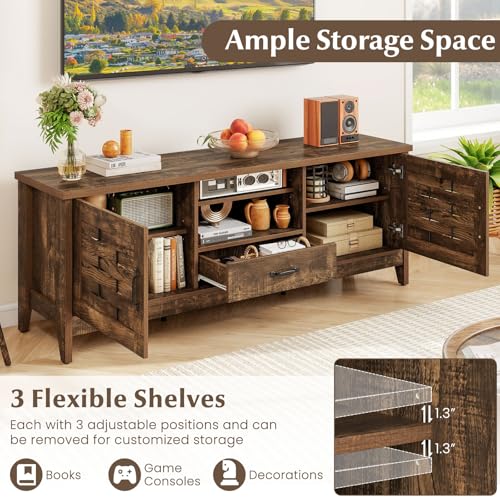 Farmhouse TV Stand for 65 Inch TVs, view 5