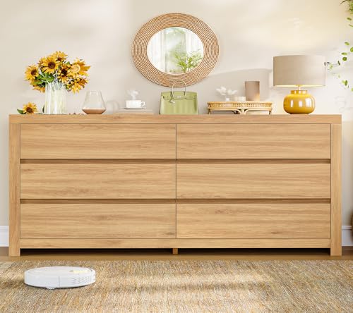 55" Dresser for Bedroom with 6 Drawers, view 3