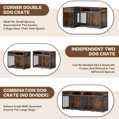 Corner Dog Crate Furniture, view 5