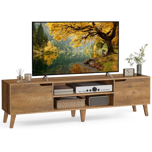 TV Stand for 80" TV, Entertainment Center with Adjustable Shelf, view 2