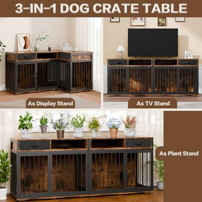 Corner Dog Crate Furniture, view 4