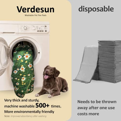 Washable Pee Pads for Dogs, Reusable Puppy Potty Training Pads, view 4