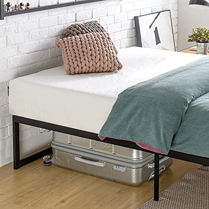Abel Metal Platform Bed Frame / Mattress Foundation with Steel Slat Support /, view 7