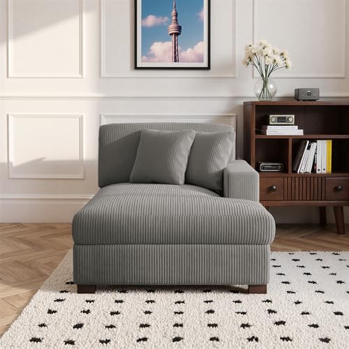 Chaise Lounge Chair Indoor, Oversized Upholstered Sofa Bed for Living Room, view 5
