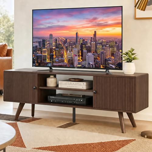 55" Mid Century Modern TV Stand for TVs Up to 60 Inch, view 2