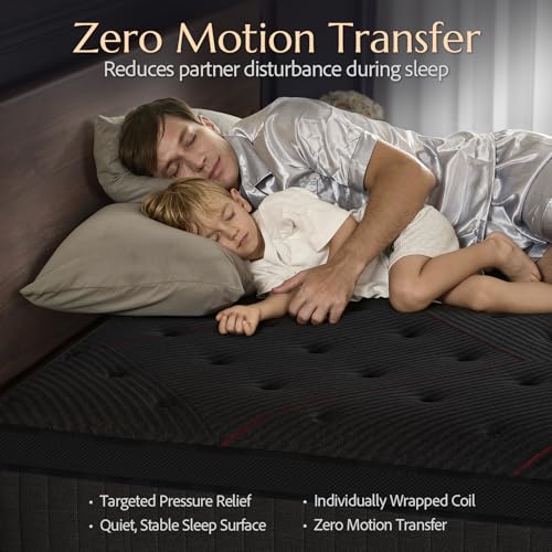 Aura Full Size 10 Inch Hybrid Mattress for Guest Bedroom and Apartment Use, view 6