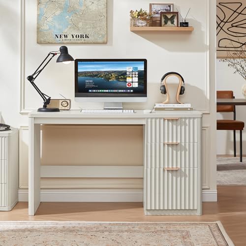 Office Desk 48" with 3 Drawers Storage File Cabinet, view 5