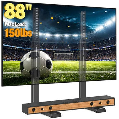 Table Top TV Stand Universal for 35-88 Inch Flat & Curved TVs, view 2