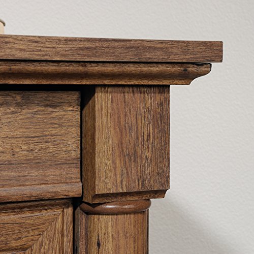 Palladia L Shaped Desk with Drawers, Office Desk with File Cabinet Storage, view 6