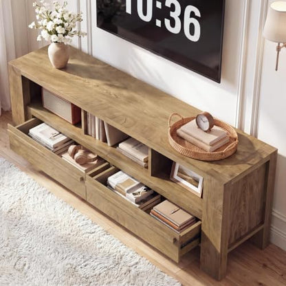TV Stand with Drawers, 63" Long Media Console for TVs Up to 75", view 7