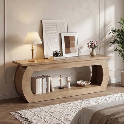 TV Stand for 65 Inch, Wooden Entertainment Center with Storage, view 7