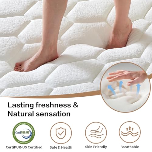 Twin Mattress, Memory Foam Mattress for Cool Sleep & Pressure Relief, view 3