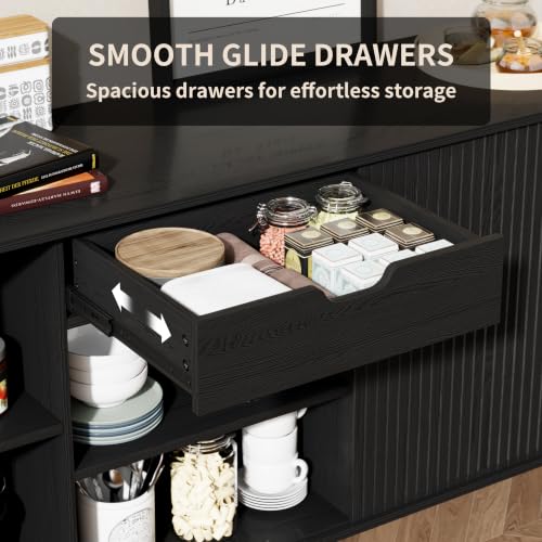 71" Sideboard Buffet Cabinet with Storage, view 5