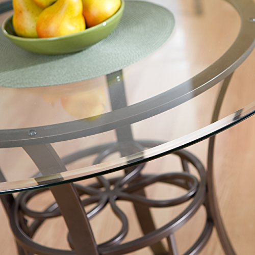 Lucianna Dining Table - Transitional Design, Brown Finish - Ideal for Dining Room, Kitchen (DN1490A)