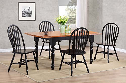 Black Cherry Selections Dining Table Set, Antique