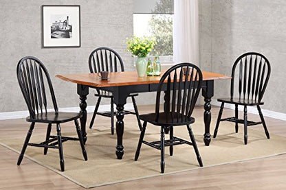 Black Cherry Selections Dining Table Set, Antique