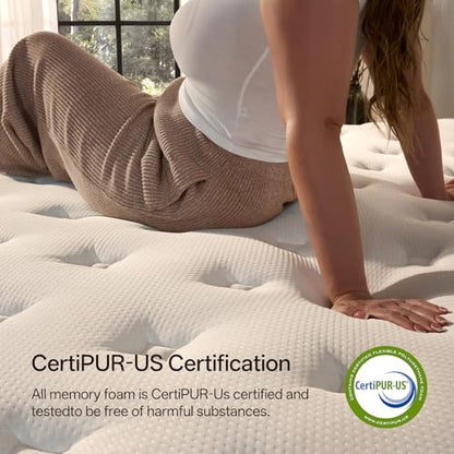 12 Inch Queen Size Mattress, Hybrid Memory Foam, Medium Feel, view 4