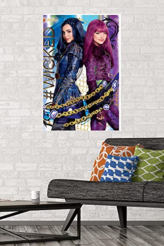 Disney Descendants 2 - Wicked Wall Poster, 22.375" x 34", Premium Unframed Version