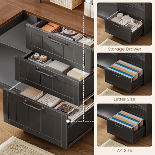 Farmhouse L Shaped Computer Desk, view 6