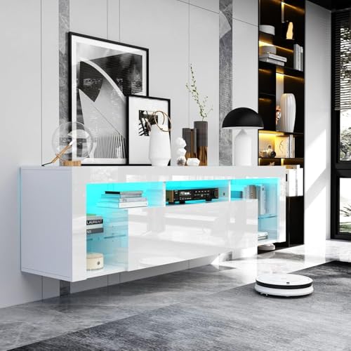 63 in Floating TV Stand Wall Mounted, view 8