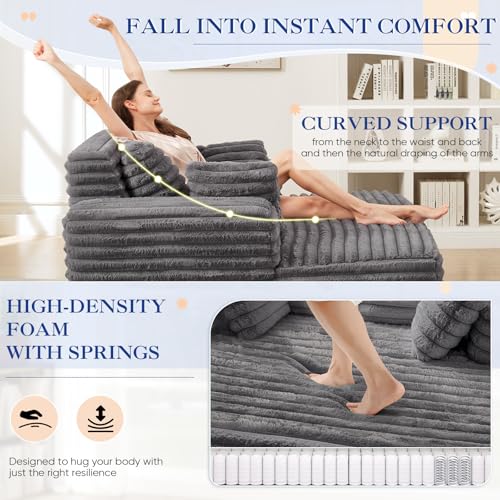 Oversized Chaise Lounge Indoor, view 5