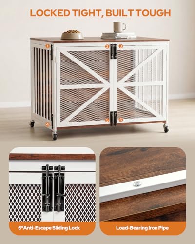 39" Dog Crate Furniture for Small Medium Breed, view 6