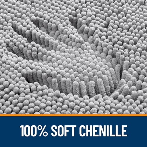 Bathroom Rugs 30x20, Extra Soft Absorbent Chenille Bath Rugs, view 4