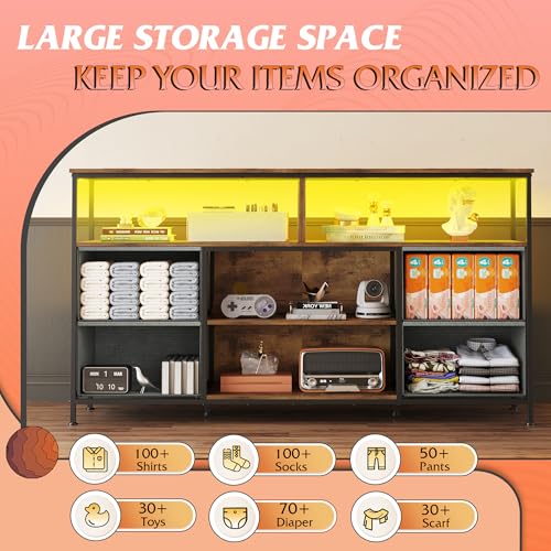 TV Stand Dresser for 50, 55, 60 inch TV, view 6