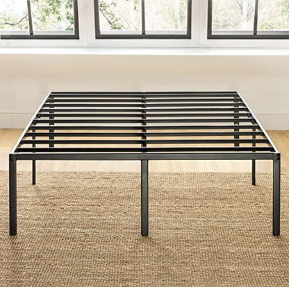 King Size Black Metal Bed Frame with 18 Inch Style, view 5