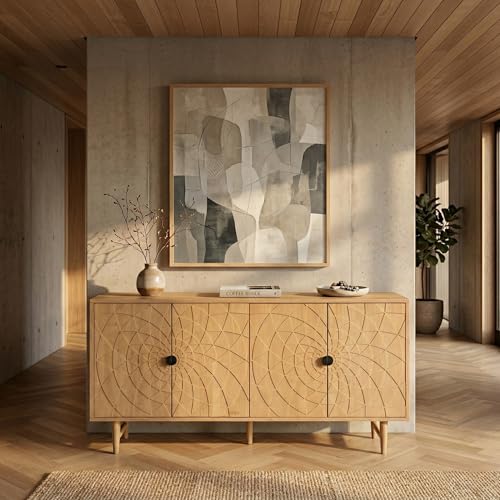 Bloom Solid Wood Sideboard, view 2