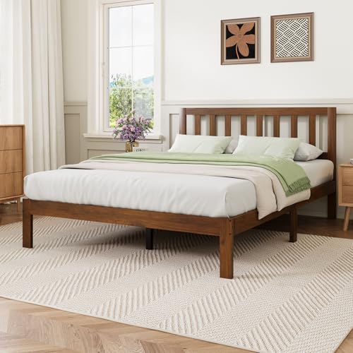 12 Inch Queen Bed Frame with Headboard, view 2