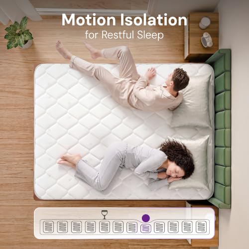Full Size 10 Inch Hybrid Cooling Mattress, Medium Plush Feel, view 7