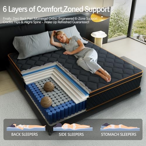 12 inch Full Size Mattress in a Box, view 5