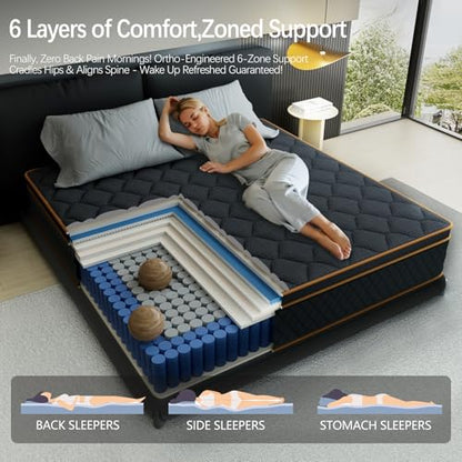 12 inch Full Size Mattress in a Box, view 5