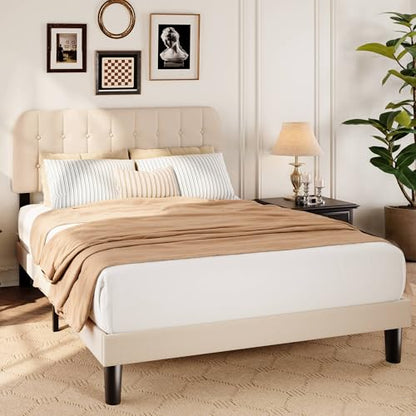 Queen Bed Frame with Headboard, view 4