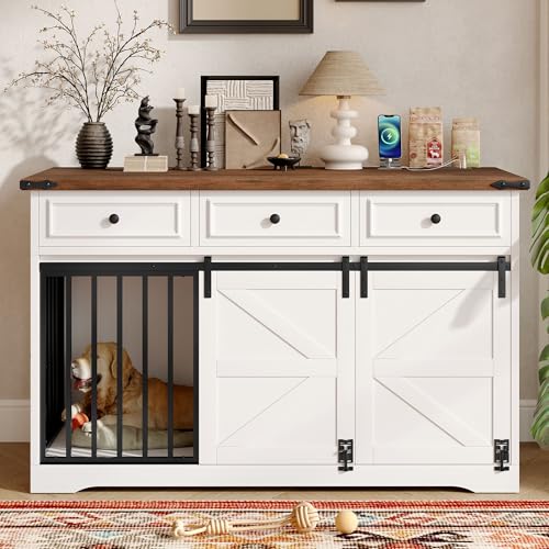 55.1" Furniture Dog Crate Large Dog, view 2