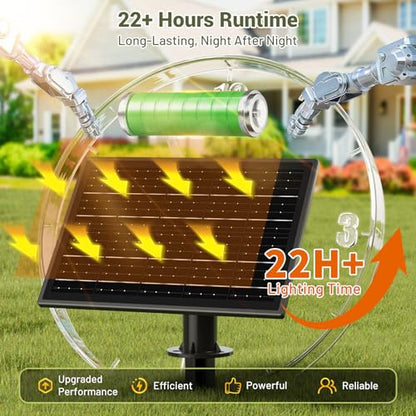 200FT Solar String Lights Outdoor Waterproof 72+2 LED Bulbs, view 7