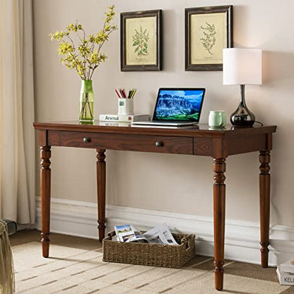 Desk, 48", Mission Oak, view 3