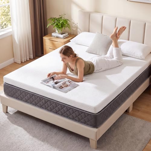 3 Inch King Gel Memory Foam Mattress, Cooling Pressure Relief Mattress, view 8
