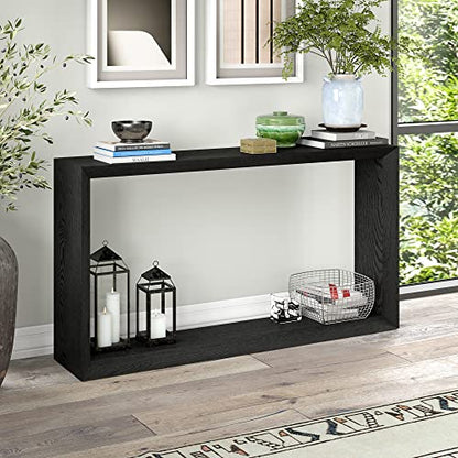 Osmond Console Table, 55" Wide,Grey,Black