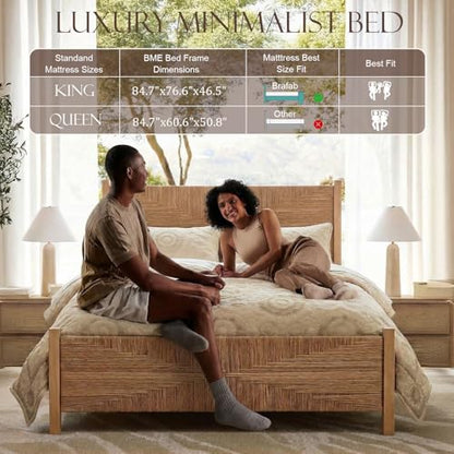 Brafab King Size Rattan Bed Frame, view 7