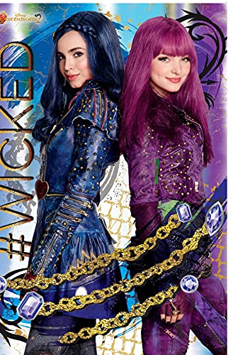 Disney Descendants 2 - Wicked Wall Poster, 22.375" x 34", Premium Unframed Version