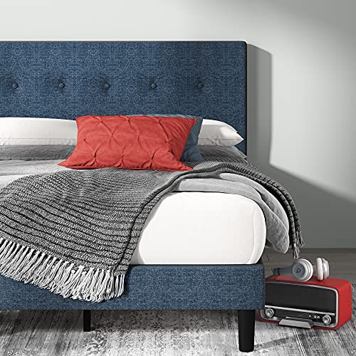 Zinus Omkaram Upholstered Platform Bed Frame, Mattress Foundation, view 2