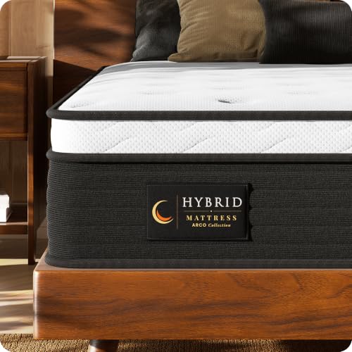 Firm Queen Mattress 12 Inch - Hybrid Mattress for Spinal Alignment, view 2
