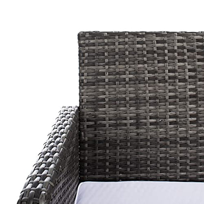 Aboka Grey Brown/White Cushions Outdoor Patio Set, view 5