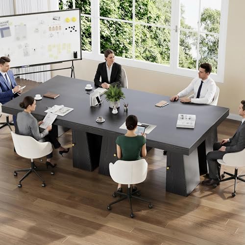 Executive Desk with Drawers, 55'' Home Office Desk, view 5