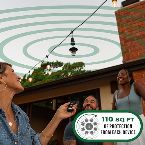 ® BiteFighter® Plug & Repel Mosquito Repellent for Outdoor String Lights Odor-Free, Easy Install, 110 sq. ft. Coverage with 12 Hours of Protection